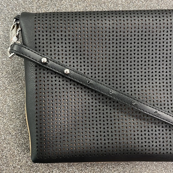 Stella and Dot cross body/ clutch bag in black/tan - Picture 4 of 9